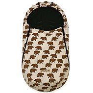 Pinkie fusak bear cream bio-lightweight - Stroller Footmuff