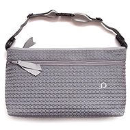 Pinkie small grey comb organiser with front pocket-l - Stroller organiser