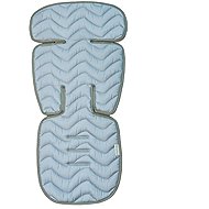 Pinkie extended pad bio wave blue - Stroller liner