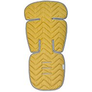 Pinkie extended pad bio wave ochre - Stroller liner