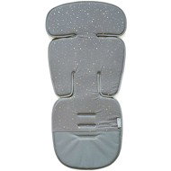 Pinkie extended pad shine gold grey longitudinal holes - Stroller liner