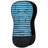 Pinkie extended pad stripe blue - Stroller liner