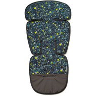 Pinkie extended pad spot neon blue longitudinal holes - Stroller liner
