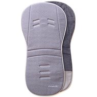 Pinkie extended pad small grey comb longitudinal holes - Stroller liner