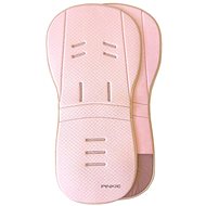 Pinkie extended pad Diamond Light Pink II. longitudinal holes - Stroller liner