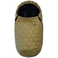 Pinkie Superfine Vee Olive Feathered Winter Coat - Stroller Footmuff