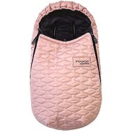 Pinkie Superfine Light Pink 0-12 months winter down jacket - Stroller Footmuff
