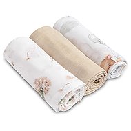 Sensillo LUX Muslin Soft Diapers - Bear 3 pcs - Cloth Nappies