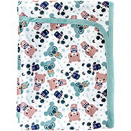 Bobánek Changing mat, 75 × 75 cm, Teddy bears in a suit - Changing Pad