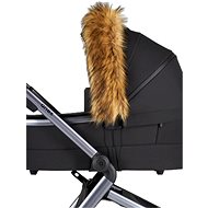 ANEX Fur Hood brown - Stroller accessories