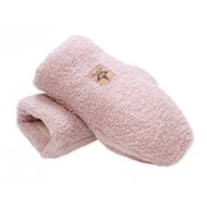 Baby Nellys Lamb exclusiv, powder pink - Pushchair Gloves