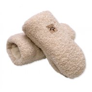 Baby Nellys Lamb exclusiv, beige - Pushchair Gloves
