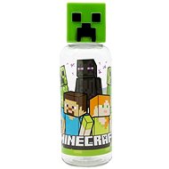 STOR 3D Plastic Drinking Bottle - Minecraft 560 ml - Drinking Bottle