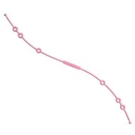 Saro Baby Universal Silicone Lanyard Pink - Stroller accessories