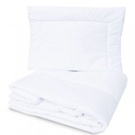 Baby Nellys Crib duvet and pillow 120 × 90 + 40 × 60 white, cotton - Bedding Set