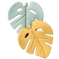 Saro Baby Silicone Teether Jungle Mint/Mustard - Baby Teether