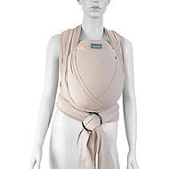 Dacony Scarf 4,2 m (S) + free rings, mocha - Baby carrier wrap