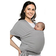 MXM Baby Wrap Carrier, Light Grey - Baby carrier wrap