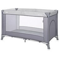 Lorelli Travel cot torino 1 layer grey striped elements - Travel Bed