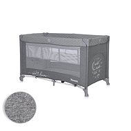 Lorelli Travel cot and playpen 2in1 noemi cool grey star - Travel Bed