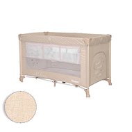 Lorelli Travel cot and playpen 2in1 Noemi fog beige star - Travel Bed