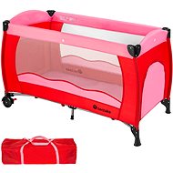 Travel cot 126 × 65 × 80 cm fuchsia - Travel Bed