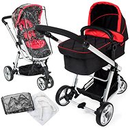 Combined stroller tricycle black - Baby Buggy