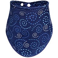 T-TOMI BIO Bamboo drool bottle Dark spirales - Bib