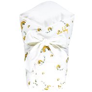 Feather wrap Satine rainbow 80x80 cm - Swaddle Blanket