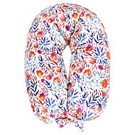 Satine blue/orange flowers memory foam nursing pillow - Nursing Pillow