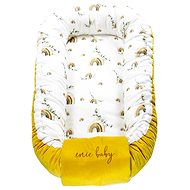 Velvet rainbow /yellow - Baby Nest