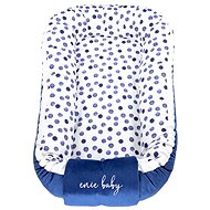 Velvet circle / blue - Baby Nest