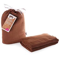 XKKO BMB Bamboo wrap 120 × 120 - Milk Choco - Swaddle Blanket
