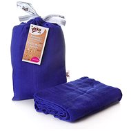 XKKO BMB Bamboo wrap 120 × 120 - Ocean Blue - Swaddle Blanket