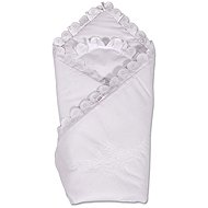 New Baby Cotton wrap with lace - Swaddle Blanket