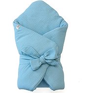 Pinkie Bellou Organic Cotton Simple Turquoise - Swaddle Blanket
