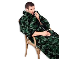 Sheep Things TV bag made of sheep wool merino camouflage - Wearable Blanket