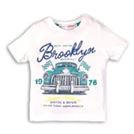 Babaluno Boys T-shirt FLAG 1 size 68/80 cm - Baby T-shirt