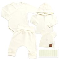 Baby Nellys Ribbed set 4D cream - Baby Clothing Set