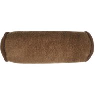 Grandma Ovechkova Pillow cylinder of camel and sheep wool merino brown, length 50 cm - Pillow