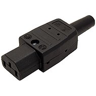Bachmann IEC320 C13 female power connector, 250 V/10 A, for cable (915.170) - Connector