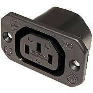 Bachmann Panel connector IEC320 C13 female, 250 V/10 A, black (917.171) - Connector