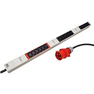 Bachmann Vertical power supply panel 18 × C13 socket, 3 m, 3 × 16 A fork (800.0105) - Surge Protection Socket Strip