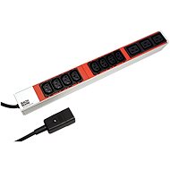 Bachmann 19'' power supply panel 1U, 8 × C13 socket + 3 × C19, C20 fork (800.2332) - Surge Protection Socket Strip