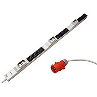 Bachmann Vertical power panel 12 × C19, 3 m, 6 × circuit breaker, 3 × 32A fork (800.0100) - Surge Protection Socket Strip