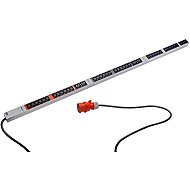 BACHMANN Vertical Power Panel 36 × C13, 6 × C19, 3 m, IEC 3 × 16 A Plug (800.2341) - Surge Protection Socket Strip
