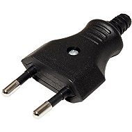 Bachmann Mains connector 250 V / 2.5 A, male, CEE 7/16, for cable, black (900.002) - Connector