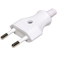 Bachmann Power connector 250 V / 2.5 A, male, CEE 7/16, for cable, white (900.003) - Connector