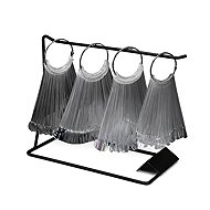 BAFI Stand for gel polish swatches, black - Manicure Tools
