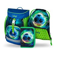 BAAGL 3 SET Airy Soccer Ball: backpack, pencil case, bag - School Set